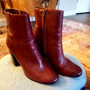 Frye Women's Ankle Boots in Rich Brown